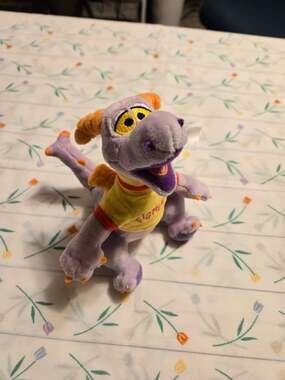 Disney Parks Epcot Figment Magnetic Shoulder Plush